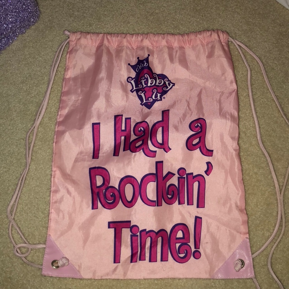 Libby Lu drawstring bag